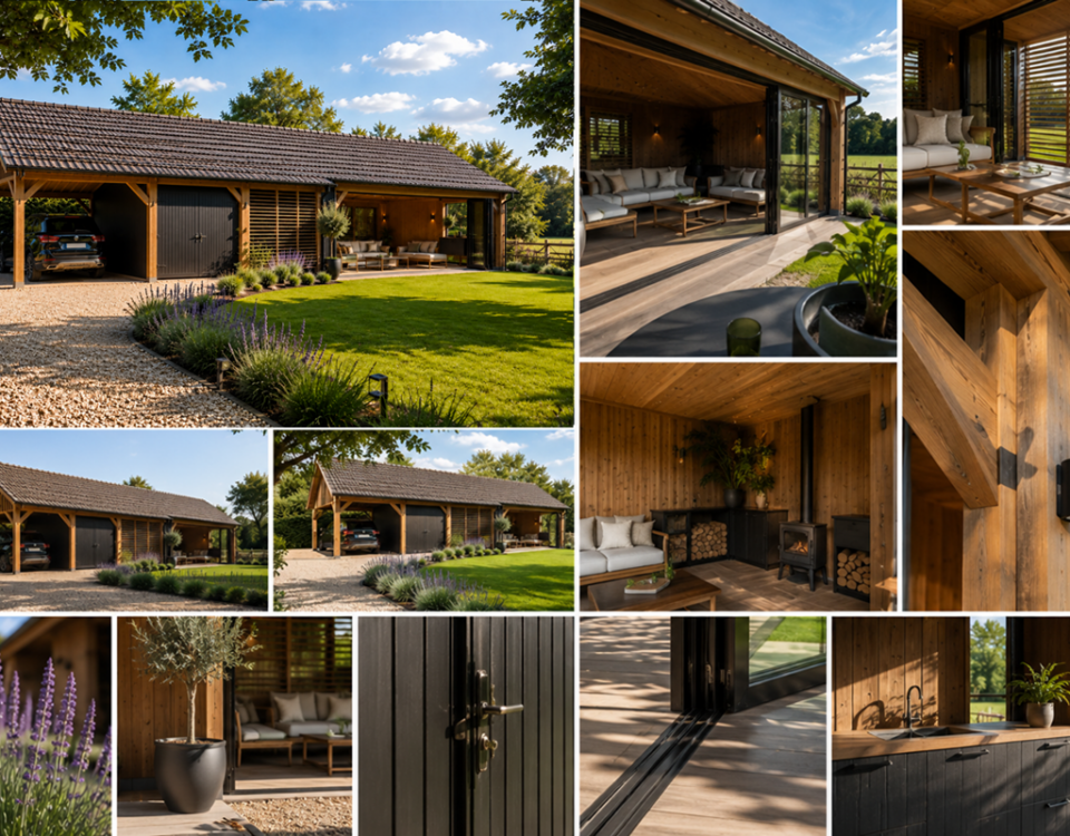 Carport inspiratie met maatwerk houten carport, berging en luxe details